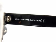 1円 TOM FORD トムフォード Cary TF58 B5 52□20 140 サングラス メガネ 眼鏡 メンズ レディース ブラック系 FC4838_画像5