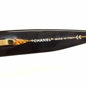 1円 ■美品■ CHANEL シャネル 5111 ç.568/13 55□16 135 3N ココマーク カメリア マトラッセ サングラス メガネ ブラウン系 FA5256の画像5