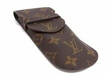 1円 ■極美品■ LOUIS VUITTON ルイヴィトン M62970 モノグラム エテュイ リュネット ラバ メガネケース 眼鏡ケース ブラウン系 AZ1498_画像1