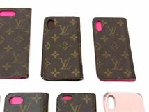 1円 LOUIS VUITTON ルイヴィトン モノグラム アイフォンケース スマホケース 携帯ケース 11点セット まとめ売り ブラウン系 DA7526_画像3