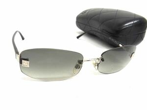 1 jpy # beautiful goods # CHANEL Chanel 4067 here Mark sunglasses glasses glasses lady's men's black group AW8357