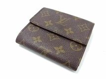 1円 ■美品■ LOUIS VUITTON ヴィトン M61652 モノグラム ポルトモネ ビエ カルトクレディ 三つ折り ウォレット 財布 ブラウン系 AY2065_画像2