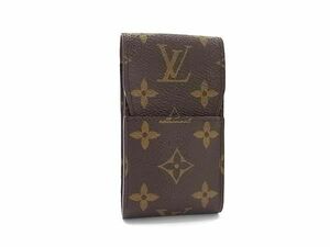 1円 ■極美品■ LOUIS VUITTON ルイヴィトン モノグラム シガレットケース 煙草ケース メンズ レディース ブラウン系 FA6398