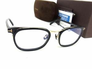 1円 ■美品■ TOM FORD トムフォード TF5785-D-B 001 52□20 140 サングラス メガネ 眼鏡 メンズ レディース ブラック系 FA6411