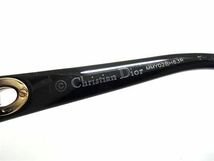 1円 ■極美品■ ChristianDior クリスチャンディオール 028JJ ラインストーン サングラス メガネ 眼鏡 レディース ブラック系 FA7280_画像5