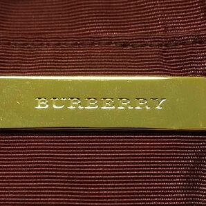 1円 BURBERRY バーバリー ノバチェック キャンバス×レザー ハンドバッグ トートバッグ ショルダー レディース ベージュ系 AZ2276の画像6