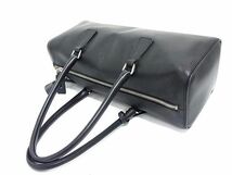 1円 ■美品■ PRADA プラダ サフィアーノレザー カデナ 南京錠 ハンドバッグ トートバッグ レディース ブラック系 AZ2387_画像3