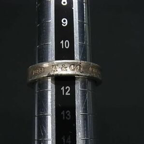 1円 TIFFANY＆Co ティファニー 1837 ナロー SV925 リング 指輪 アクセサリー 約11号 レディース メンズ シルバー系 AV8637の画像3