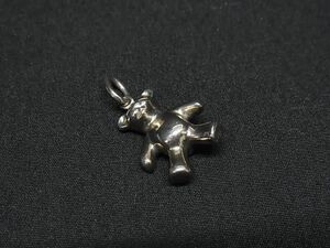 1 jpy TIFFANY&Co Tiffany SV925 teddy bear bear .. necklace top pendant top accessory silver group FA3197