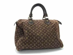 1円 LOUIS VUITTON ルイヴィトン M56702 モノグラムイディール スピーディ バンドリエール30 トート ハンドバッグ ブラウン系 BK0040