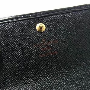 1円 LOUIS VUITTON ルイヴィトン M63382 エピ ポルトトレゾール インターナショナル 三つ折り 長財布 ウォレット ブラック系 AY2154の画像5