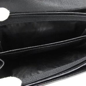 1円 ■美品■ FURLA フルラ レザー 二つ折り 長財布 ウォレット 小銭入れ 札入れ カード入れ レディース メンズ ブラック系 AW8295の画像5