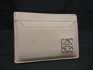 1 иена ■ Красивые товары ■ Loewe Loewe Loew Anagram Кожаная карта карты Case Card Case Case Case Case These Ladies Light Beige Type BL0371