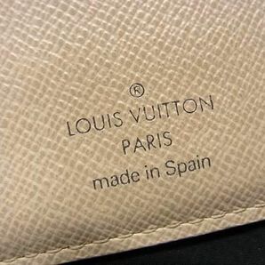 1円 LOUIS VUITTON ルイヴィトン N60018 ダミエアズール ポルトフォイユ マルコ 二つ折り 財布 ウォレット アイボリー系 FA6069の画像6