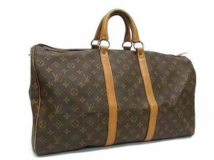 1円 LOUIS VUITTON ルイヴィトン M41426 キーポル50 ヴィンテージ モノグラム タロンジップ USA ハンドバッグ ボストン BK0905