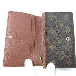 1円 ■美品■ LOUIS VUITTON ルイヴィトン M61730 モノグラム ポルトモネビエ トレゾール 二つ折り 財布 ウォレット ブラウン系 FA6403の画像3