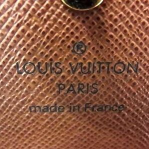 1円 ■美品■ LOUIS VUITTON ルイヴィトン M61730 モノグラム ポルトモネビエ トレゾール 二つ折り 財布 ウォレット ブラウン系 FA6403の画像6