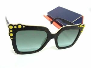 1円 ■美品■ FENDI フェンディ FF0260/S サングラス メガネ 眼鏡 レディース メンズ ブラウン系 FA6651