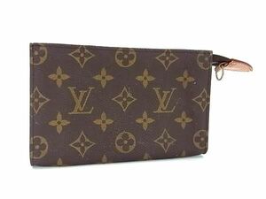 1円 LOUIS VUITTON ルイヴィトン モノグラム バケット用ポーチ マルチケース 小物入れ レディース メンズ ブラウン系 AZ2152