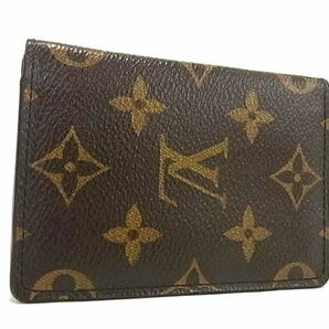 1円 ■美品■ LOUIS VUITTON ルイヴィトン M60502 モノグラム オーガナイザー ドゥ ポッシュ カードケース パスケース ブラウン系 AW7637の画像1