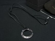 1円 ■美品■ BVLGARI ブルガリ セーブザチルドレン SV925 ネックレス ペンダント アクセサリー レディース メンズ シルバー系 FA4375_画像1