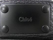 1円 ■極美品■ Chloe クロエ パディントン レザー カデナ パドロック 南京錠 ハンドバッグ ショルダー レディース ブラック系 AZ2517_画像6