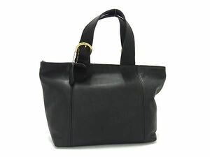 1 jpy # beautiful goods # COACH Coach 4133 Old Coach Vintage USA America made leather handbag tote bag lady's black group AW9649