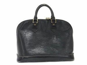 1円 LOUIS VUITTON ルイヴィトン M52142 エピ アルマ ハンドバッグ トート レディース メンズ ノワール ブラック系 BJ2561