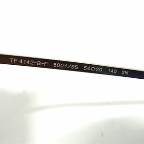 1円 ■美品■ TIFFANY＆Co ティファニー TF4142-B-F 8001/9S 54□20 140 2N ラインストーン サングラス メガネ 眼鏡 ブラック系 AW9429の画像4