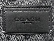 1円■極美品■ COACH コーチ CC036 シグネチャー ディズニーコラボ ヴィランズ PVC×レザー リュックサック デイパック ブラック系 AZ3168_画像6