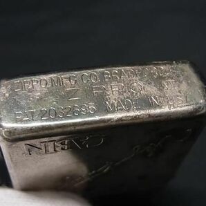 1円 ZIPPO ジッポー ヴィンテージ CABIN 片山右京モデル 1991年製 高級ライター オイルライター メンズ レディース シルバー系 BJ2112の画像4