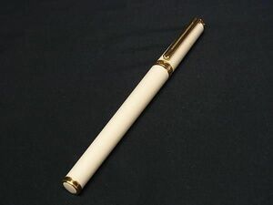 1円 MONT BLANC モンブラン ペン先14金 585 14K 万年筆 筆記用具 ステーショナリー ベージュ系×ゴールド系 FA4578