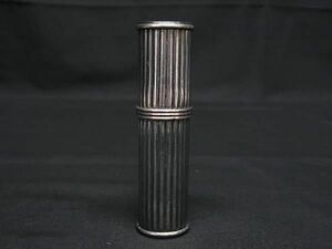 1 jpy CHRISTOFLE Chris to full atomizer perfume case puff .-m case lady's men's silver group BJ2988