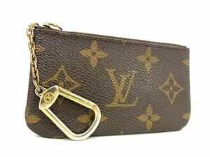 1円 ■美品■ LOUIS VUITTON ルイヴィトン M62650 モノグラム ポシェット クレ コインケース コインパース 小銭入れ ブラウン系 AX6353