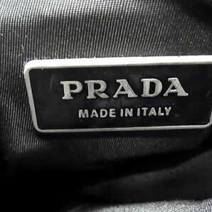 1円 PRADA プラダ テスートナイロン リュックサック バックパック デイパック メンズ レディース ブラック系 AY1924の画像6