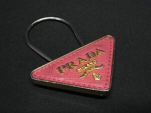 1 jpy PRADA Prada safia-no leather key ring key holder charm lady's pink series BG8437