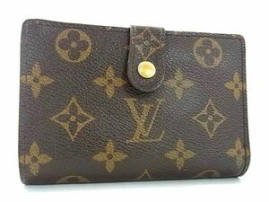 1円 ■美品■ LOUIS VUITTON ルイヴィトン M61663 モノグラム ポルトモネ ビエ ヴィエノワ 二つ折り 財布 ウォレット ブラウン系 AY2547