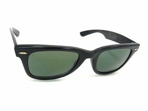 1円 ■美品■ Ray-Ban レイバン B&L 5022 WAYFARER サングラス メガネ 眼鏡 メンズ レディース ブラック系 BK1376