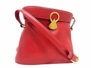 1 иен # прекрасный товар # BALLY Bally кожа Cross корпус сумка на плечо наклонный .. портфель женский оттенок красного AY2831