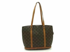 1円 LOUIS VUITTON ルイヴィトン M51102 モノグラム バビロン トートバッグ ショルダー 肩掛け レディース メンズ ブラウン系 BG8561