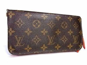 1円 LOUIS VUITTON ルイヴィトン M61989 モノグラム ポルトフォイユ アンソリット 二つ折り 長財布 ウォレット ブラウン系 AW9786