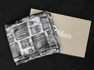 1円 ■極美品■ Max Mara マックスマーラ 総柄 ストール ショール レディース グレー系 BF7082