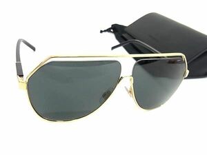 1 jpy # as good as new # DOLCE&GABBANA Dolce & Gabbana DG2266 02/87 sunglasses glasses glasses men's lady's black group AW7791