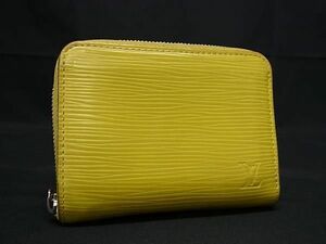 1円 ■美品■ LOUIS VUITTON ルイヴィトン M60439 エピ ジッピーコインパース コインケース 小銭入れ カード入れ イエロー系 AZ3579