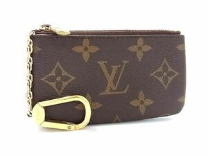 1円 ■美品■ LOUIS VUITTON ルイヴィトン M62650 モノグラム ポシェット クレ コインケース コインパース 小銭入れ ブラウン系 AW9551