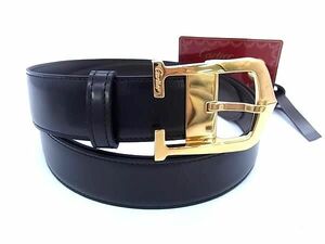 ■新品■未使用■ Cartier カルティエ Cアロンジェ レザー リバーシブル ベルト G金具 ベルト メンズ ブラック系 ブラウン系 FC2622