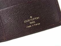 1円 ■美品■ LOUIS VUITTON ルイヴィトン タイガ 二つ折り 長財布 ウォレット 札入れ カード入れ メンズ ブラウン系 AZ3028_画像4