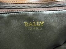 1円 ■美品■ BALLY バリー PVC ハンドバッグ トートバッグ レディース ブラック系×ブラウン系 AY2804_画像6