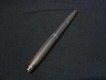 1円 PARKER パーカー ソネット シズレ SV925 ペン先 14K 14金 万年筆 筆記用具 文房具 ステーショナリー シルバー系×ゴールド系 AZ2113_画像2