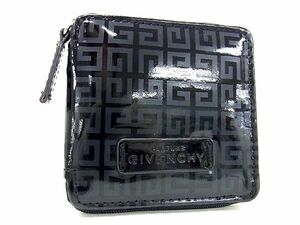 ■極美品■ GIVENCHY ジバンシィ PVC ネイルケアセット 爪切り ウッドスティック ネイルファイル ブラック系 DD3070